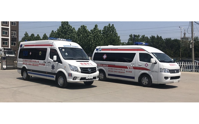 福田汽車(chē)與清華大學(xué)EMBA同學(xué)聯(lián)合捐贈(zèng)負(fù)壓救護(hù)車(chē)直發(fā)舒蘭